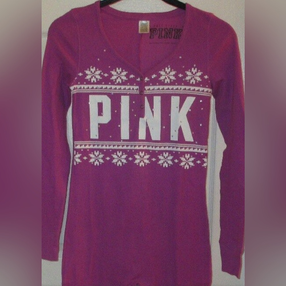 VS PINK thermal pajama dress
